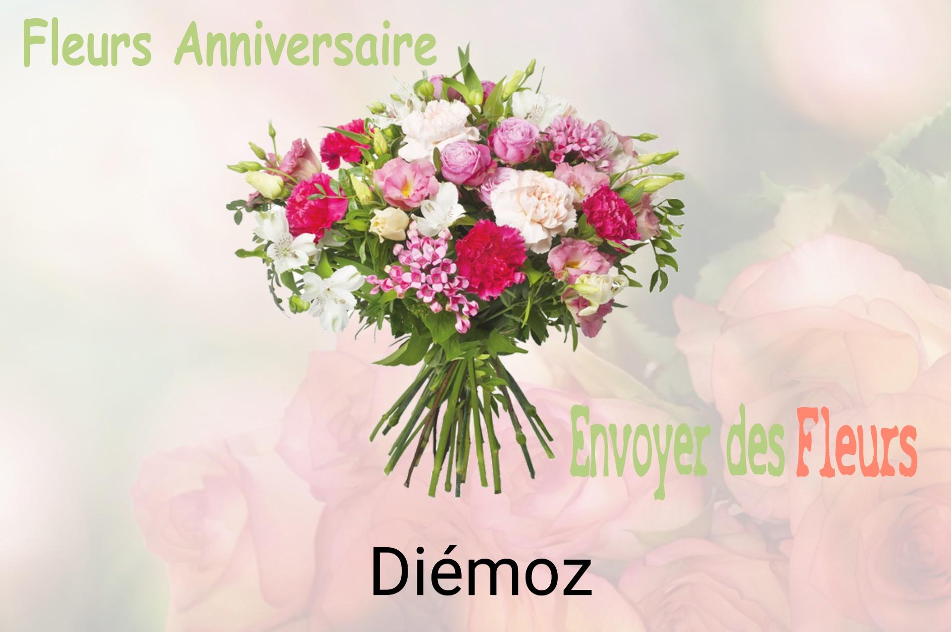 Bouquet de fleurs d’anniversaire livré à Diémoz